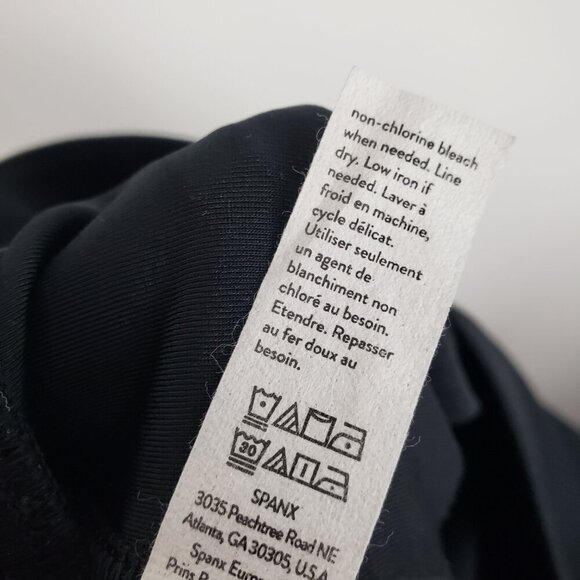 Spanx Perfect Pant Ankle Backseam Skinny Black Faux Pockets Womens Size XL - Picture 8 of 10